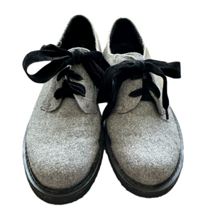 Shellys London grey flannel oxfords. Size EU 37